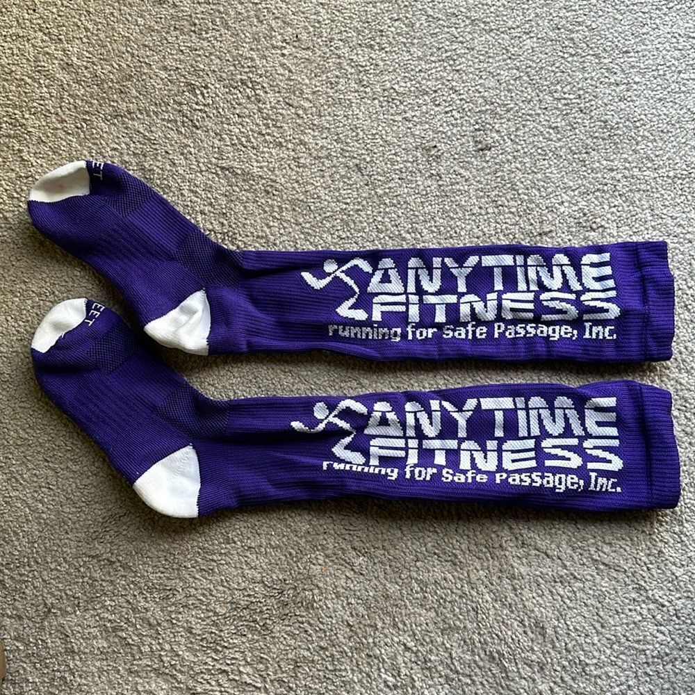 Anytime Fitness Unisex Athletic Running Socks!